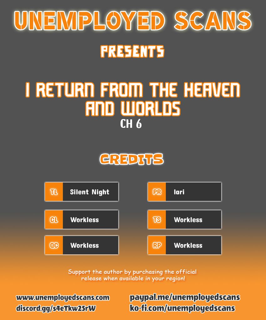 I Return from the Heaven and Worlds Chapter 6 1